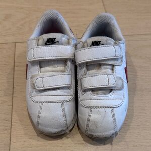 Nike Kids White Velcro Sneakers